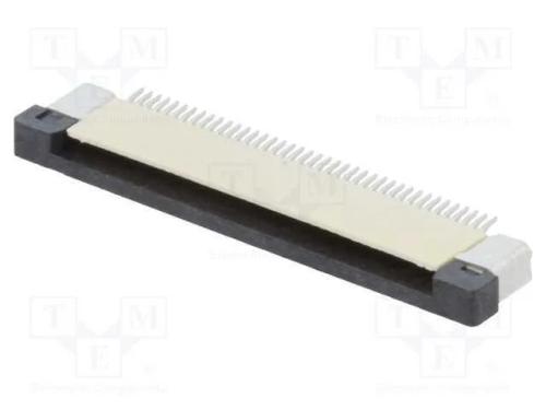 Conector: FFC/FPC, horizontais, PIN: 40, ZIF, SMT.