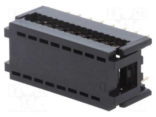 Idc de Transição, Pin: 16, Dil 7,62mm, Idc,Tht, para Fita, 1,27mm