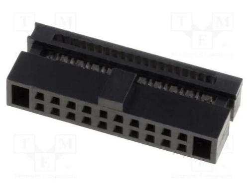 Ficha, IDC, fêmea, PIN: 20, IDC, para fita, 0,635.
