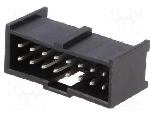 Tomada, Retangulares, Macho, Pin: 16, Simples, Tht, Estanhado