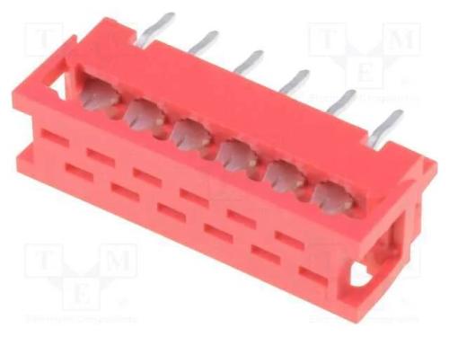 Fio-placa, passo, PIN: 12, IDC,THT, para PCB,para.