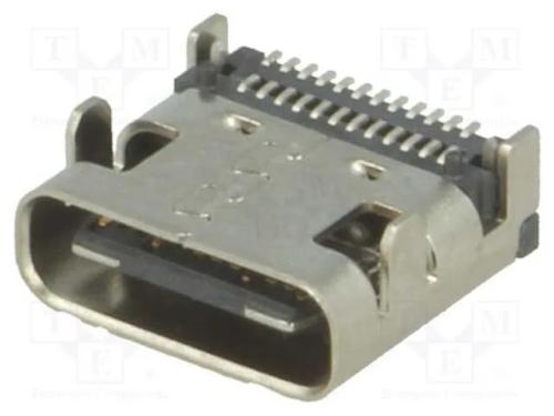 Tomada, Usb C, Smt, Angulares 90, Usb 3.1
