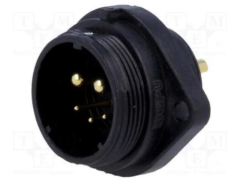 Tomada, SP21, macho, PIN: 5(2+3), IP68, 5A,30A, s.
