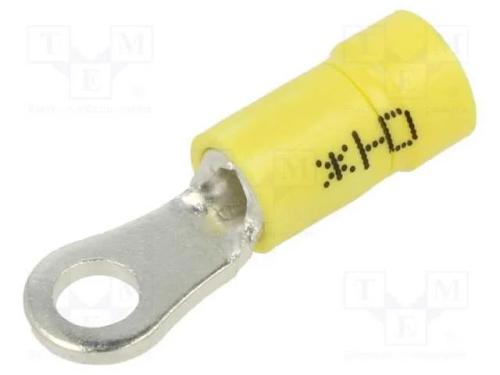 Terminal: de olhal, : 4mm, 1,3÷6mm2, cerrar, com .