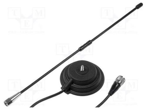 Antena, Cb, 0,45m, 1dbi, 50w, Íman, Compr: 4m, Uhf, Dia.Base: 90mm