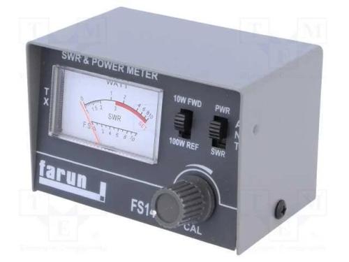 Medidor: Swr, Escala: 1,5÷150mhz,10w/100w, Frn.M.Kabel