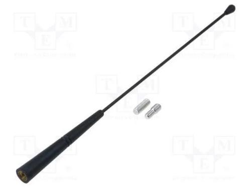 Mastro de Antena, 280mm, M5,M6, Exterior, Ford,Peugeot,Renault