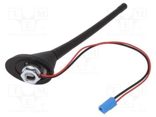 Antena, de Teto, 0,175m, Am,Fm, Opel, com Reforçamento, 0,3m, 12vdc