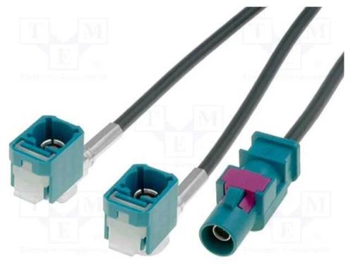 Adaptadores de antenas, Fakra tomada x2,Fakra fic.