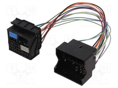 Adaptador, Vw, Quadlock 40pin Tomada,Quadlock 52pin Ficha