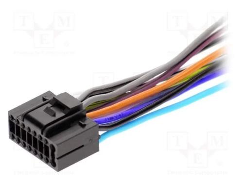 Conectores, com cabos, JVC, PIN: 16