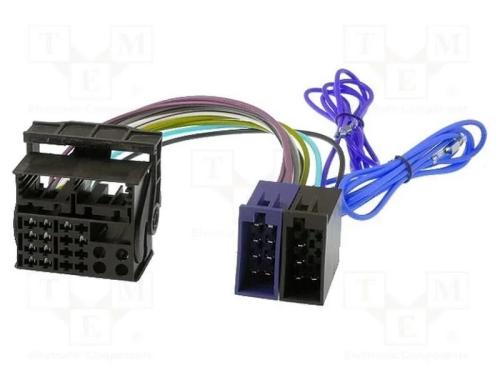 Conectores, rádio,ISO,Quadlock, Audi,Seat,VW,kod.