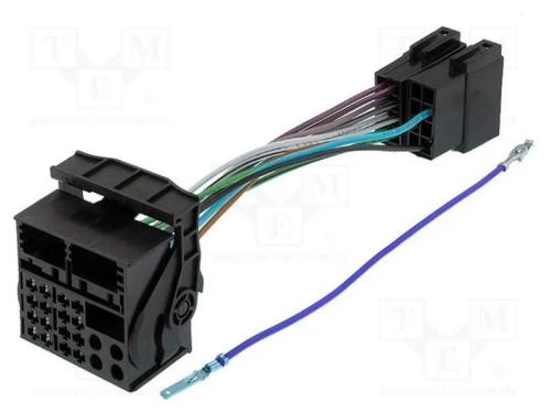Conectores, rádio,ISO,Quadlock, Mercedes, PIN: 16