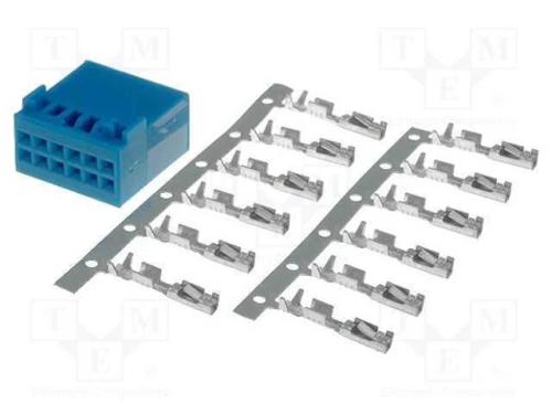 Jogo, ficha, Quadlock, PIN: 12, VW 2011->, azul