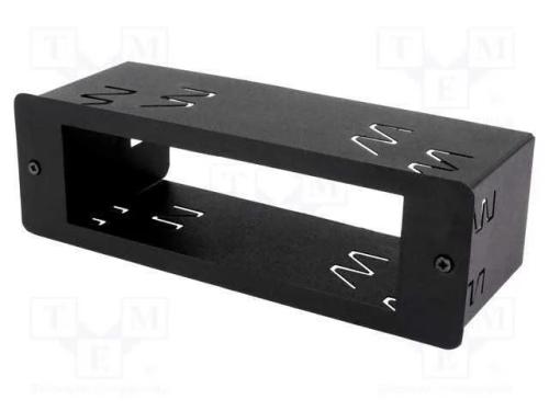 Meio-quadro para rádio cb, com abertura central