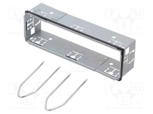 Meio-quadro de suporte universal, 1 DIN