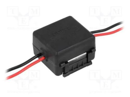 Filtros anti-interferência, Itrabalho: 3A, 12VDC,.
