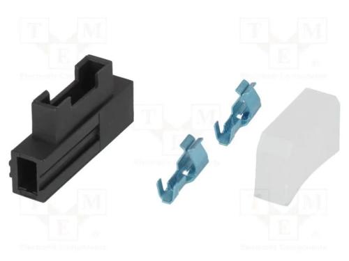 Tomada, fusíveis para automóvel, transparente