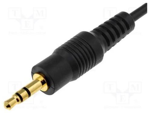 Cabo, dourado, Jack 3,5mm 3pin ficha,cabos, 0,8m,.