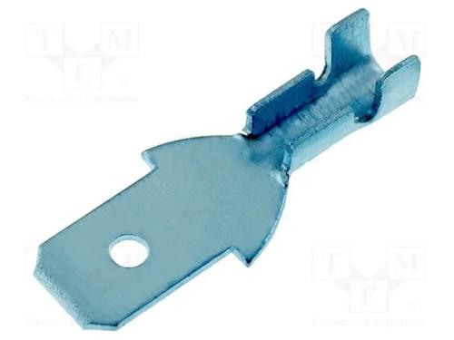 Conetor: plano, 4,7mm, 0,3÷1mm2, dourado, macho