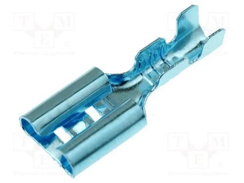 Conetor: plano, 4,7mm, 0,5÷1mm2, dourado, fêmea