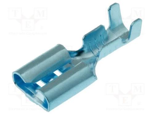 Conetor: plano, 6,3mm, 1÷2,5mm2, dourado, fêmea