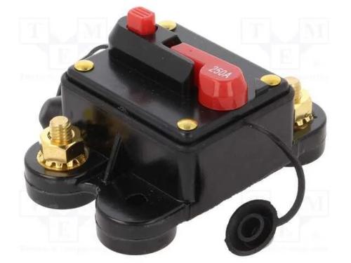 Fusível: automático, automotivo, 250A, preta, 12÷.