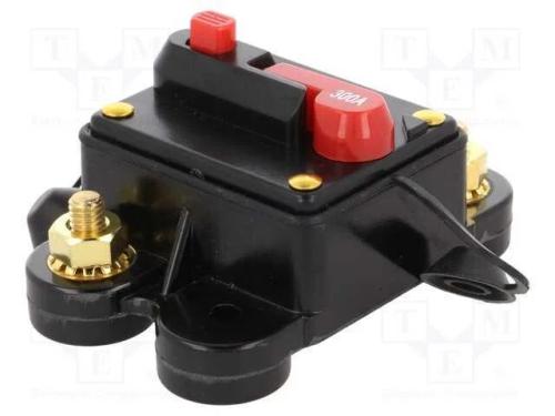 Fusível: automático, automotivo, 300A, preta, 12÷.