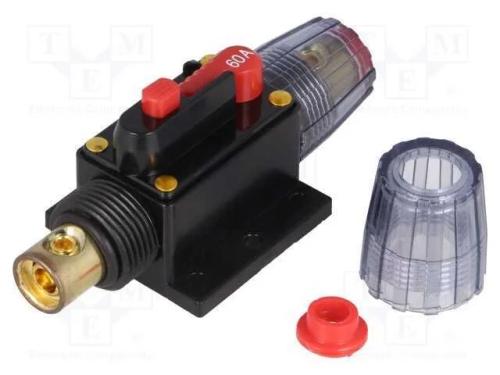 Fusível: automático, automotivo, 60A, preta, 12÷2.