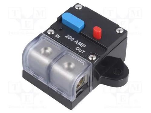Fusível: automático, automotivo, 200A, preta, 12÷.