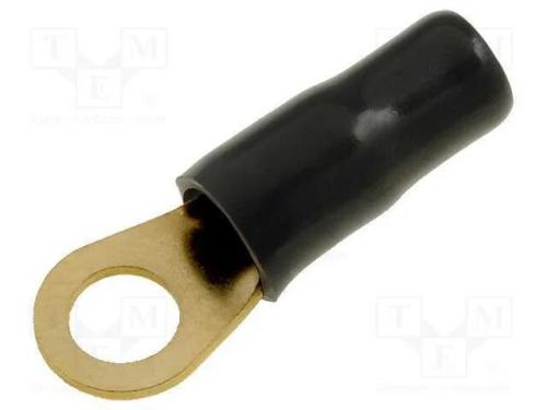 Conetor: de olhal, M6, 10mm2, dourado, isolada, p.