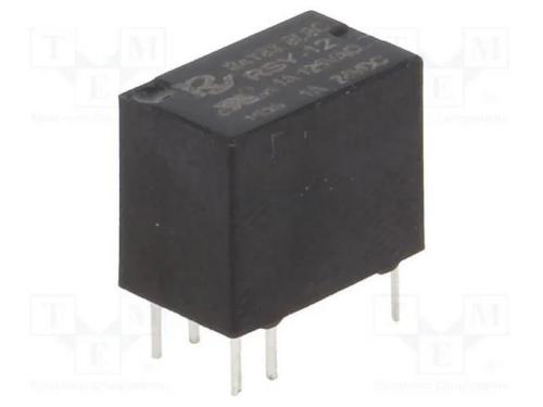 Relé: Eletromagnético; Spdt; Ubobina : 12vdc; 2a; 2a/120vac; Pcb