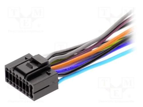 Conectores, com cabos, Kenwood, PIN: 16