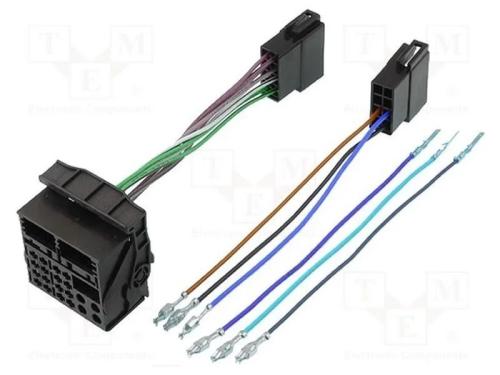 Conectores, rádio,ISO,Quadlock, PIN: 16