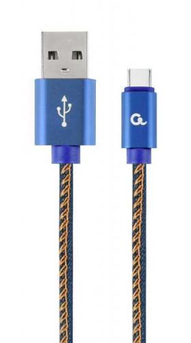 Cabo Usb a para Usb C Gembird Cc-Usb2j-Amcm-2m-Bl Azul 2 M