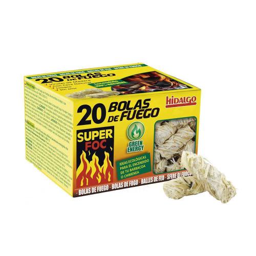 Bolas de Fogo, Acendalhas Ecológicas 20un. Super Foc