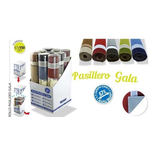 Tapete Rolo Corredor Gala 150x67cm Cores Sortidas.