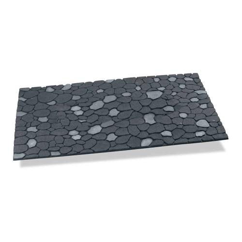 Tapete Efeito Pedras Cor Cinzentas Grafito 75x45c.