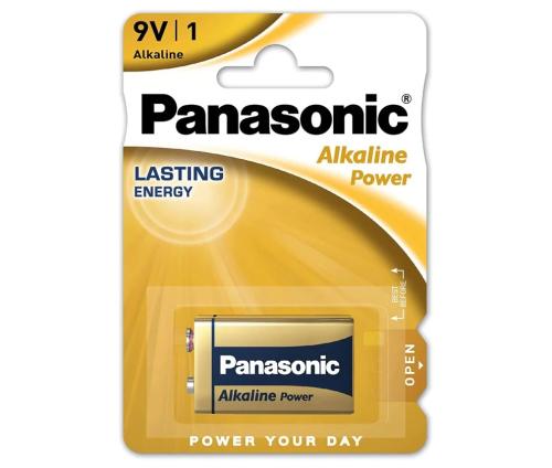 Pila Alcalina Panasonic 6lr61, Block 9v