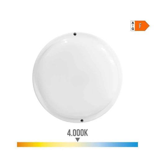 Aplique Redondo LED 18w 1820lm 4000k Ø20,8x4,8cm Edm