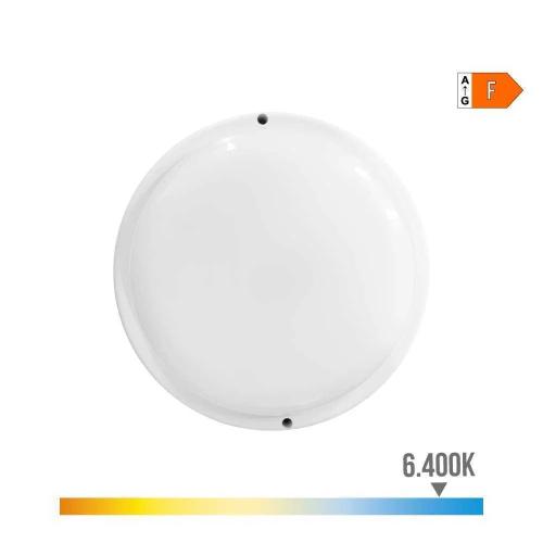 Aplique Redondo LED 18w 1820lm 6400k Ø20,8x4,8cm Edm
