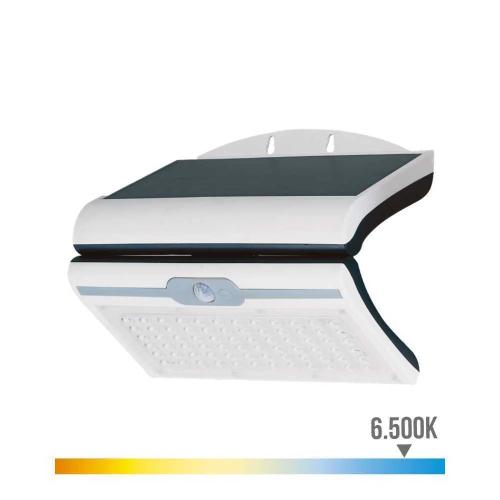 Aplique Solar 6w 430lm 6.500k com Sensor Cor Branco Edm