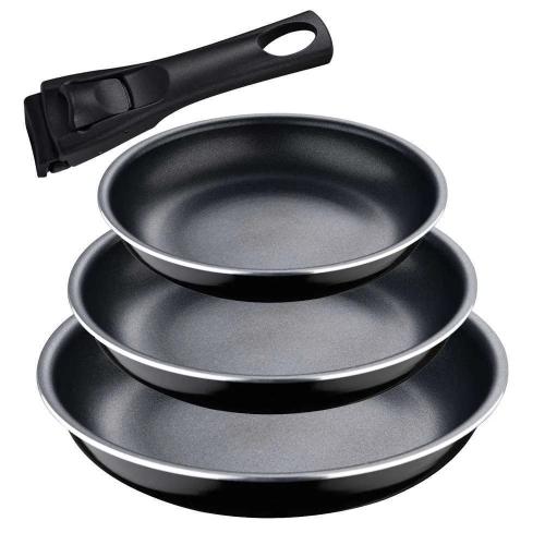 Kit 3 Frigideiras (Ø18+Ø20+Ø24cm) Click & Cook Bergner