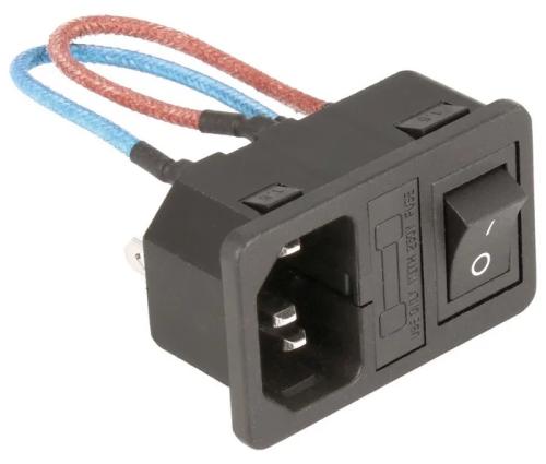 Base de Red Macho Iec320 C14 para Chasis