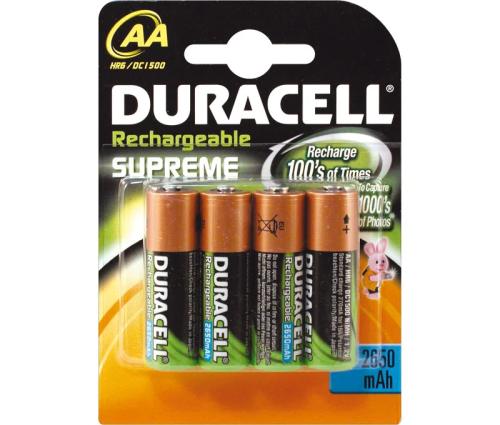 Bateria Recarregavel AA 1,2v/2500mah Ni-Mh Duracell