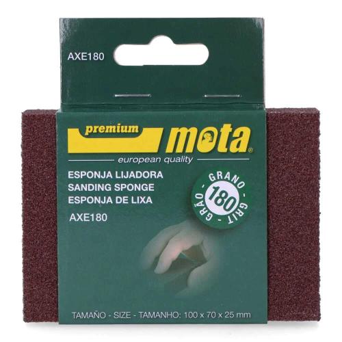 Lixa Esponja Oxido de Alumínio Grão 180 Axe180 Mo.