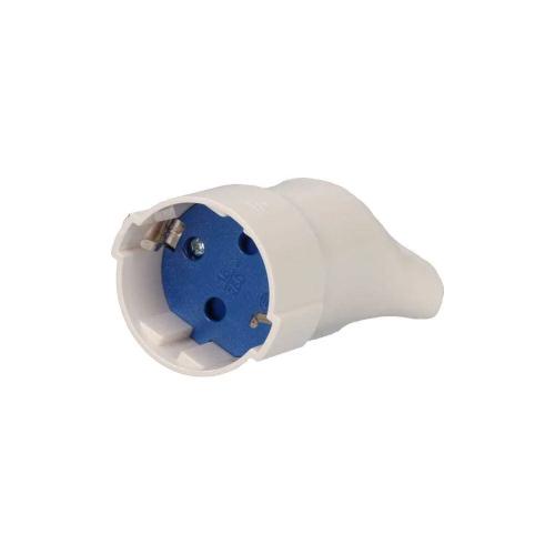 Tomada Schuko 4,8mm 16a 250v T/Tl Branco. com Ane.