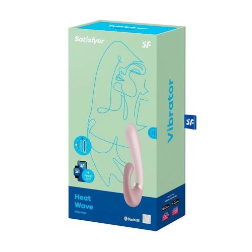 Satisfyer Heat Wave Vibrador Rosa com App 1un