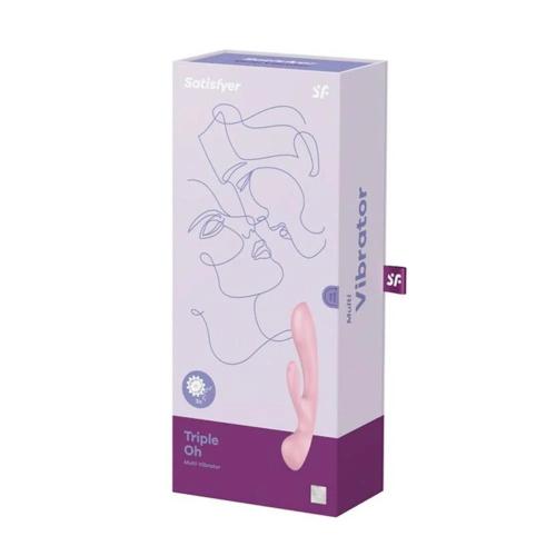 Satisfyer Triple Oh! Multi-Vibrador Rosa 1un
