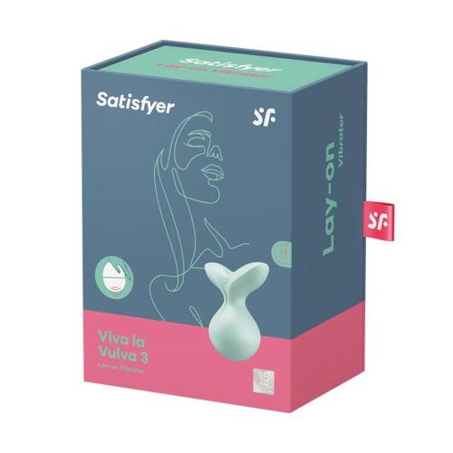 Satisfyer Viva La Vulva 3 Lay-On Vibrator Menta 1.